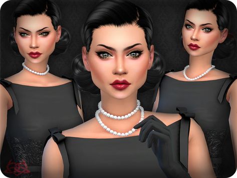 Classic Pearl Necklaces by Colores_Urbanos!    3 different positions, 2 colors each position  Found in TSR Category 'Sims 4 Female Necklaces' Sims 4 Library, Sims 4 Cc Accessories, Sims 4 Decades Challenge, Sims 4 Anime, Classic Pearl Necklace, Sims 4 Cc Clothes, Retro Hats, Free Sims, The Sims 4 Download