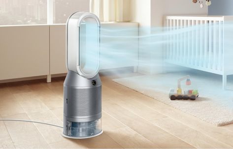 Support for your Dyson Purifier Humidify+Cool | Dyson Dyson Purifier, Entryway Catchall, Multipurpose Cleaner, Organizing Systems, Gus Modern, Pet Bottle, Open Storage, Clean Air, Indoor Air