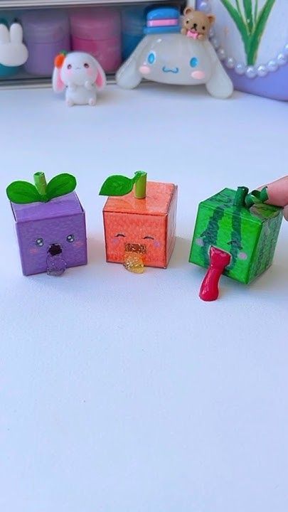 Cute Cat Crafts, Indoor Game Ideas, Cute Little Crafts, Paper Nails, Fun Art Ideas, Crafts Bookmarks, Fruit Crafts, Tape Projects, Easy Diy Hacks