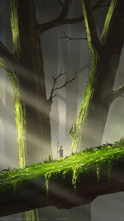 Forest Concept, Forest Drawing, Arte Peculiar, Fantasy Forest, Fantasy Art Landscapes, Fantasy Concept Art, Environment Design, Environment Concept Art, Fantasy Inspiration