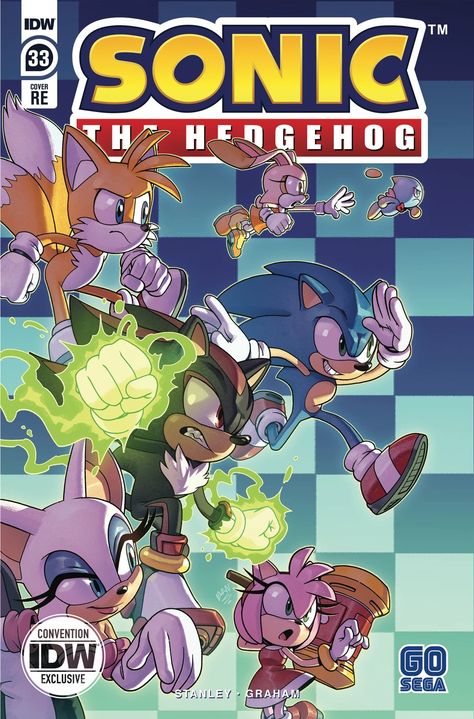 Sonic Idw Cover Art, Sonic Idw Cover, Sonic Posters Retro, Sonic Comic Cover, Shadow The Hedgehog Poster, Sonic The Hedgehog Poster, Sonic Idw Comics, Sonic Poster, Idw Sonic