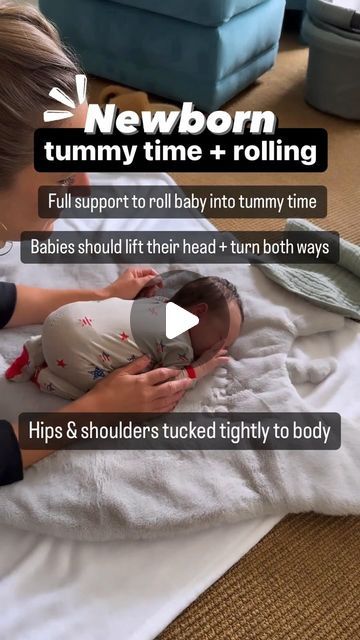 Cheez Its, Tummy Time Newborn, 50k Views, Time Video, Baby Tips, Baby Development, Physical Therapist, Tummy Time, I Will Show You