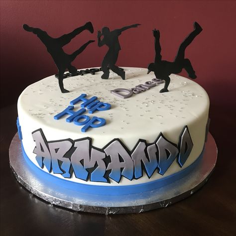 Hip Hop Birthday Cake Hip Hop Birthday Cake For Men, Hip Hop Cake Ideas, Hip Hop Cake, Hip Hop Birthday Cake, Dance Birthday Cake, 21st Birthday Boy, Dancer Cake, Anniversary Cake Designs, Hip Hop Birthday