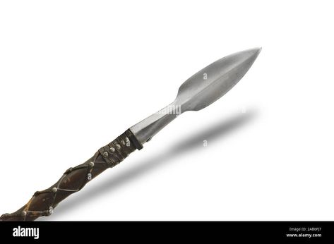 Download this stock image: German hunting spear (boar spear), so called spear for vepr (boar). 16th centuries. Path on the white background. - 2AB0FJ7 from Alamy's library of millions of high resolution stock photos, illustrations and vectors. Boar Spear, Hunting Spear, 16th Century, Pose Reference, The White, White Background, Hunting, High Resolution, Stock Images