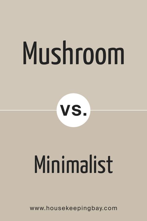 SW Mushroom vs SW Minimalist Sw Shitake Paint, Shitake Sherwin Williams Paint, Waynes Coating Ideas, Sherwin Williams Color Schemes, Cream Paint Colors, Anew Gray, Bedroom Paint Colors Master, Mushroom Paint, Hardwood Floor Colors