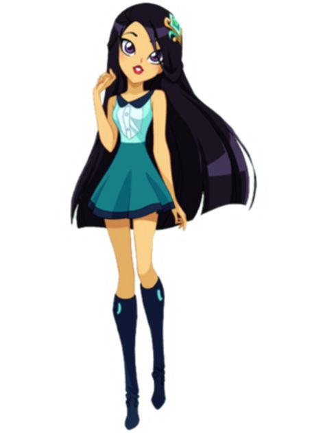 Lyna Lolirock, Lolirock Lyna, Iris Cabin, Pastel Green Hair, Brave Princess, Two Princess, Colored Boots, Nickelodeon Cartoons, Barbie Princess