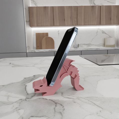 Phone Stand For Desk, 3d Dragon, 3d Pen, Support Telephone, 3d Laser, Stl Files, Cell Phone Holder, Phone Stand, Craft Items