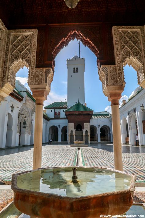 One day in Fes, Morocco (incl. itinerary) - World Wanderista Medina Morocco, Morocco Desert, Fes Morocco, Moroccan Aesthetic, Fez Morocco, Morocco Tours, Desert Tour, Dream Vacations Destinations, Morocco Travel