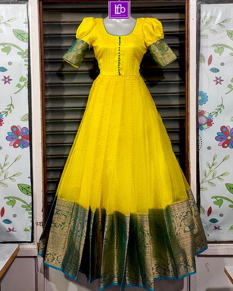 home - Lydia Fashion Boutique fashion designer boutique Saree Gowns Designs, Long Frock Blouse Designs, Long Gown Design From Saree, Saree Frock Design, Dress Patterns For Kids, Saree Long Frock Designs, Long Blouse Designs, Simple Frock Design, Lehenga Saree Design