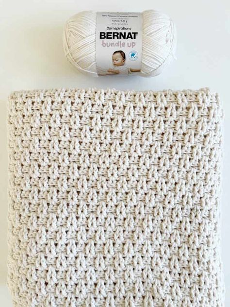 Crochet Diamond Weave Throw - Daisy Farm Crafts Crochet Throws, Daisy Farm Crafts, Chunky Crochet Blanket Pattern, Daisy Farm, Crochet Throw Pattern, Yarn Basket, Chunky Crochet Blanket, Farm Crafts, Bernat Blanket Yarn