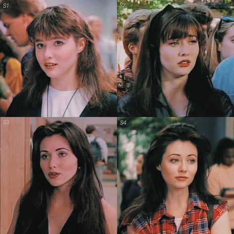 Brenda Walsh through the seasons🍒 Choose your favorite 💗 . . . [ #beverlyhills #beverlyhills90210 #brandonwalsh #brendawalsh #kellytaylor… Shannen Doherty Charmed, Brandon Walsh, 90210 Fashion, Fashion Brenda, Brenda Walsh, Charmed Tv, Shannen Doherty, Beverly Hills 90210, Best Tv Shows