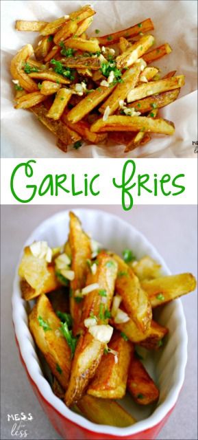 Garlic Fries Recipe, Fries At Home, Best Potato Recipes, Knife Techniques, Crispy Garlic, Crispy Fries, Quick Side Dishes, Easy Side Dishes, Kitchen Skills