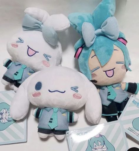 Miku Plush, A Silent Voice, Hello Kitty Items, Cute Stuffed Animals, Sanrio Characters, What’s Going On, Cute Dolls, Anime Figures, Hatsune Miku