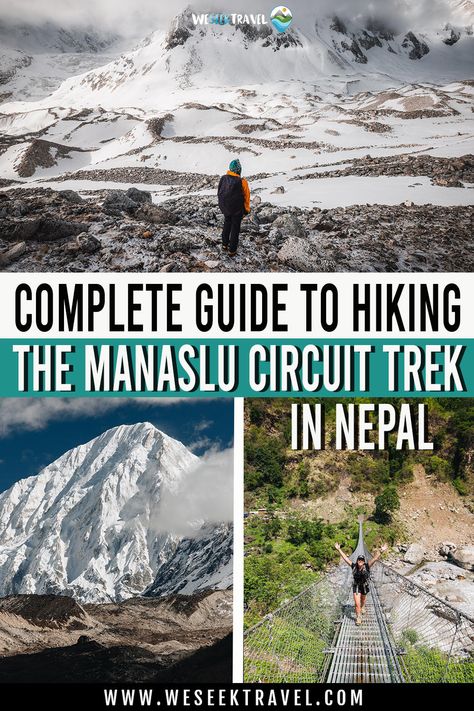 MANASLU CIRCUIT TREK – ITINERARY & TREKKING GUIDE (2023) Manaslu Circuit Trek, Manaslu Circuit, Scotland Hiking, Walking Map, Asian Travel, Nepal Travel, Travel Pins, Adventure Activities, Best Hikes