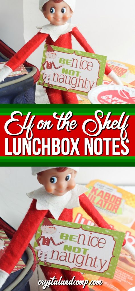 Are you doing Elf on the Shelf? These free printable lunchbox notes will bring a smile to your kiddos face. #elfontheshelf #elfontheshelfprintable #lunchboxnotes Elf On The Shelf Lunch Box Notes, Elf Lunch Ideas, Elf On The Shelf Lunch Box Ideas, Printable Lunchbox Notes, Printable Lunch Box Notes, Lunchbox Notes, Lunch Notes, Lunch Box Notes, Making Lunch