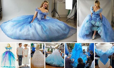 Cinderella Movie, Cinderella 2015, Costume Disney, Cinderella Dress, Cinderella Dresses, Lily James, Beautiful Princess, Fairy Godmother, Movie Costumes