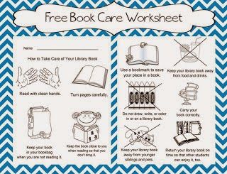 Do your students have trouble taking care of their classroom library or school library books?  Need a way to review book care with them? This freebie is for you!  Just click here to hop on over to my blog and find out how I teach about book care and grab your freebie. See you soon! ... Read More about Book Care Book Care Lessons, Library Lessons Elementary, School Library Lessons, Library Orientation, Preschool Library, Library Lesson Plans, Book Care, Library Media Specialist, Library Book Displays