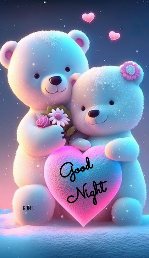 Bear Good Night, Goodnight Pictures, Good Night Lover, Good Morning Wishes Love, Janmashtami Photos, Good Night Love You, Good Night Quotes Images, I Love You Animation, Funny Happy Birthday Song