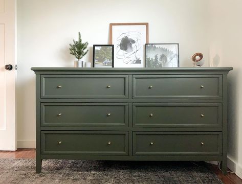 Boy Dresser, Green Dresser, Black Bamboo, Painted Dresser, I Am In Love, Am In Love, Green Paint, The Boy, Boys Room