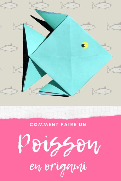 Ce tuto avec vidéo et schéma pas-à-pas vous montre comment réaliser un poisson en #origami Easy Origami Tutorial, Origami Tutorial Easy, Origami Ideas, Easy Origami, 3d Origami, Diy Origami, Origami Tutorial, Origami Easy, Origami