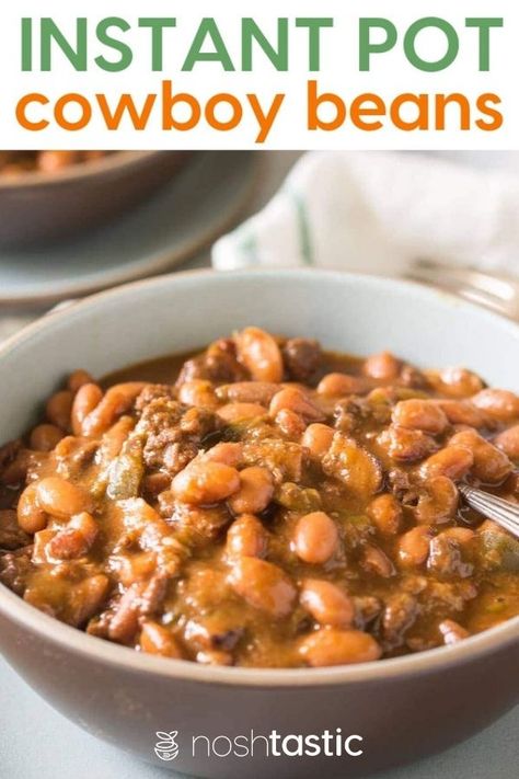 Pressure Cooker Beans, Pinto Bean Recipes, Gluten Free Instant Pot, Cowboy Beans, Electric Pressure Cooker Recipes, Gluten Free Sides Dishes, Southern Cuisine, Best Instant Pot Recipe, Electric Pressure Cooker