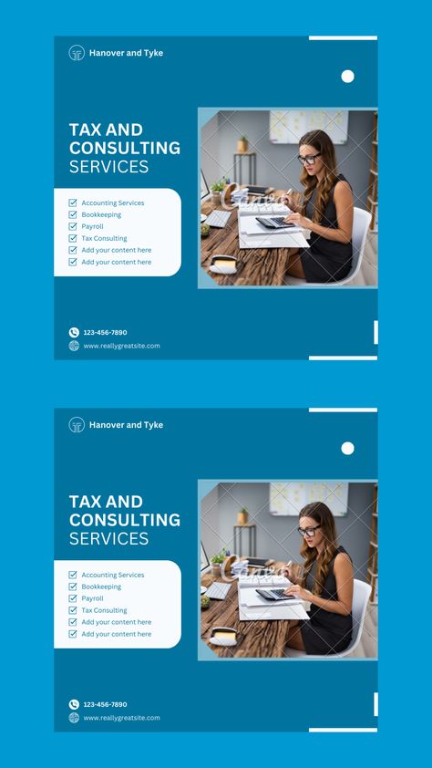 Use this customizable Tax and Consulting Service Promotion Instagram Post template and find more professional designs from Canva. The images contained in it are for preview purposes only. Tax Consulting, Payroll Taxes, Tax Services, Accounting Services, Instagram Post Template, Post Design, Post Templates, Social Media Post, Template Design