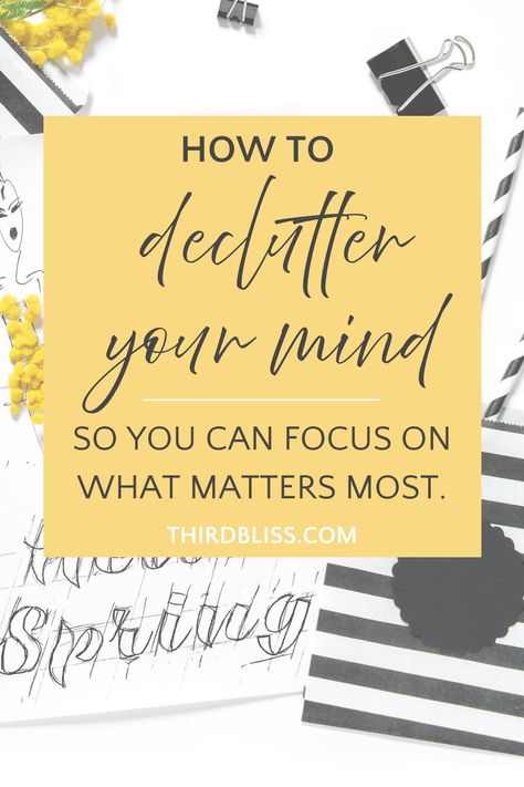 Decluttering Your Mind, Hygge Journal, Brain Fog Remedies, Lawyer Tips, Organize Thoughts, Minimalist Mindset, Personal Development Activities, Thinking Mind, Closet Living Room