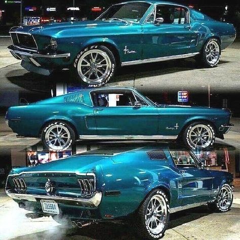 🔰Muscle Car🔰 on Instagram: “Old Mustang 😍 Follow @musclecarcustom!🔥 .  #americanmusclecar #americanmusclecars #musclecars #musclecarsonly #musclecarsdaily #americancar…” 68 Mustang Fastback, Matte Black Cars, Mobil Mustang, Vintage Auto's, Vintage Jeep, General Lee, Classic Mustang, Cars Muscle, Custom Muscle Cars