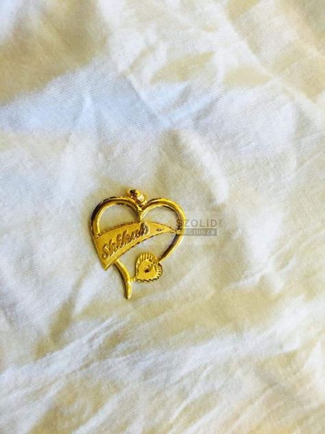 Letter Dollar Gold Chain, Heart Dollar Gold Chain, Dollar Gold Designs, Gold Dollars, Gold Dollar, Locket Chain, Beautiful Pendants, Gold Pendent, Locket Design