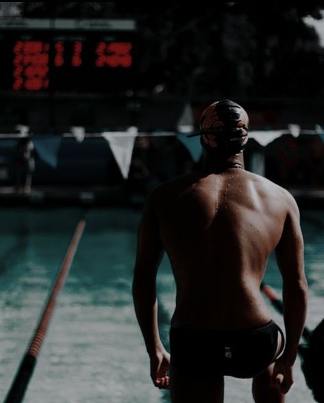 Olympic Swimmer Aesthetic, Swimmer Aesthetic, Swim Aesthetic, Aesthetic Sports, Film Class, Swimming Photos, Highschool Freshman, Swimmers Life, Swim Life