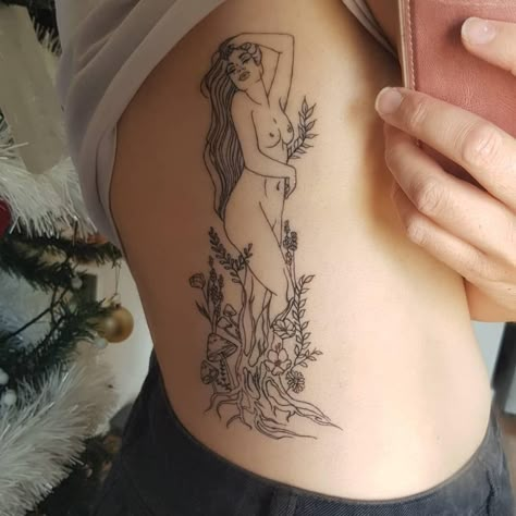 Naked Lady Plant Tattoo, Plant Lady Tattoo, Gay Tattoos, Skull Thigh Tattoos, Fairy Tattoos, Bite Mark, Lady Tattoo, Meaningful Paintings, Gay Tattoo