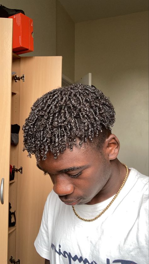 Finger Coils Hairstyles, Finger Coils Men, Comb Coils, Taper Fade Curly Hair, Hair Twists Black, Black Men Haircut, Finger Coils, Cornrow Hairstyles For Men, Boy Styles