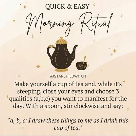 Morning Ritual Ideas, Coffee Witch, Ritual Ideas, Brewing Coffee, Healing Magic, Easy Morning, Witchcraft Spell Books, Witch Spell Book, Witchcraft For Beginners