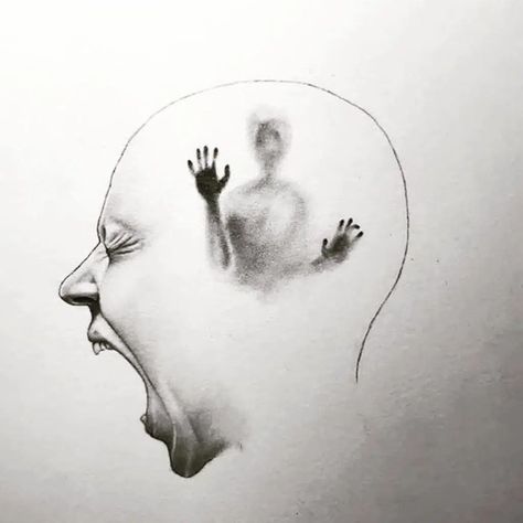 Anguish Meaning | How Does Anguish Feel Like And How To Deal Deep Tattoo Ideas, Running Drawing, Female Tattoos, Drawing Eyes, Meaningful Drawings, Deep Art, Dark Art Drawings, Desenho Tattoo, Arte Inspo