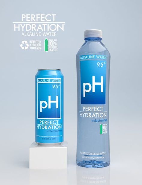 Sustainable Water Packaging - Perfect Hydration Alkaline Water Has Announced New Packaging Changes (TrendHunter.com) Check more at https://viralbuzz.website/sustainable-water-packaging-perfect-hydration-alkaline-water-has-announced-new-packaging-changes-trendhunter-com/?utm_source=pinterest Gel Based Moisturizer, Alkaline Water Bottle, Halal Snacks, Water Packaging, Electrolyte Drink, Ingredient Labels, Aluminum Cans, Alkaline Water, Oil Free Moisturizers