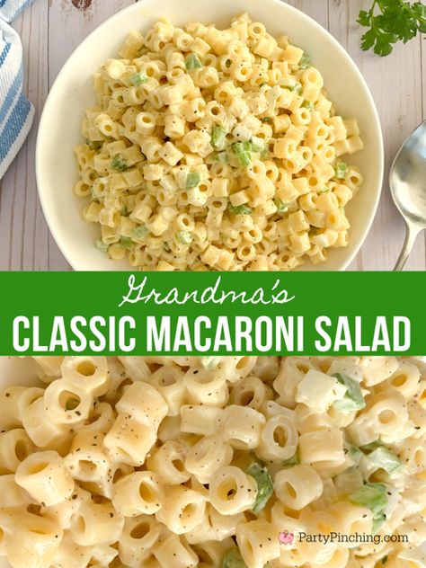 Classic Creamy Macaroni Salad, Macaroni Salad Cheese, Homemade Macaroni Salad With Egg, Moms Best Macaroni Salad, Easy Cold Macaroni Salad Recipes, Sour Cream And Cheddar Macaroni Salad, Southern Style Macaroni Salad, Salad Macaroni Recipes, Elbow Macaroni Salad Recipes Easy