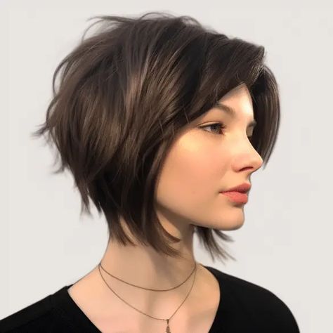 Revamp Your Look With These 31 Short Shaggy Haircuts for Fine Hair Shaggy Haircuts For Fine Hair, Curly Hair For Women, Shaggy Layers, Long Hair Cut Short, Graduated Bob Haircuts, Short Shaggy Haircuts, Graduated Bob, Shaggy Haircuts, Choppy Bob Hairstyles