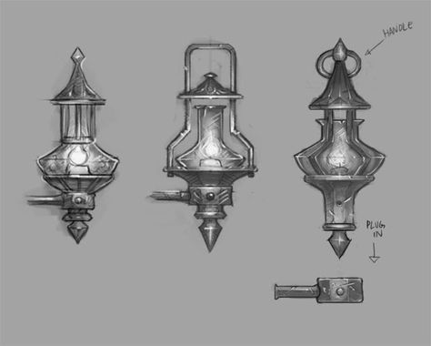 medieval lanterns Props Concept, Props Art, Fantasy Props, Sports Bottle, Game Props, Game Concept, Prop Design, Environment Design, Environment Concept Art