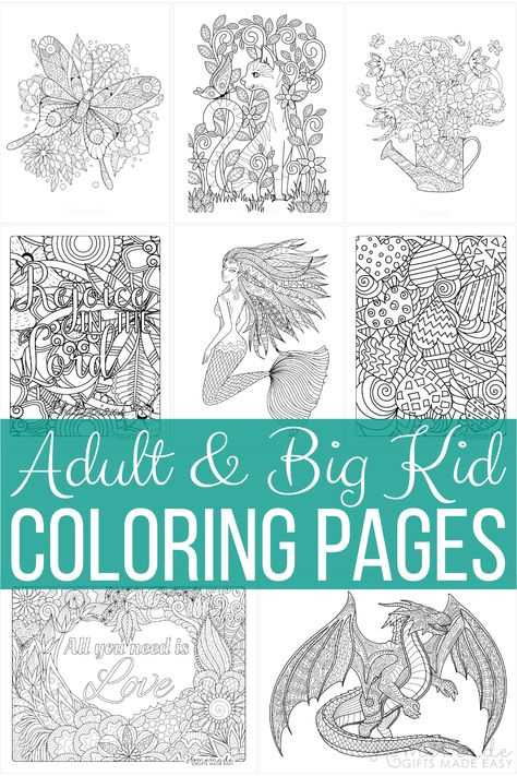 Coloring For Adults Free Printable, Free Pdf Coloring Pages, Free Printable Mandala Coloring Pages, Color Pages For Adults, Pictures To Color Printable, Teen Coloring Pages Free Printable, Free Printable Coloring Pages For Teens, Coloring Book Art Free Printable, Free Coloring Pages For Adults