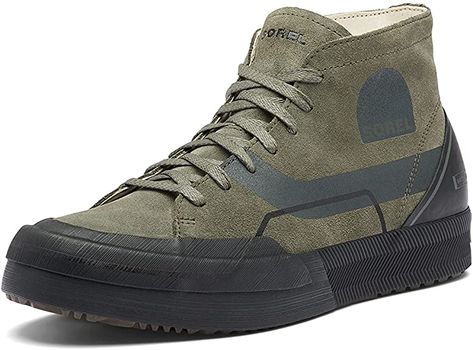 Amazon.com | SOREL Men's Grit Sneaker Chukka WP — Waterproof Suede Sneakers | Shoes Waterproof Shoes, Suede Sneakers, Fashion Sneakers, Sneakers Shoes, Sneakers Fashion, Hiking Boots, High Top Sneakers, Shoes Sneakers, For Free