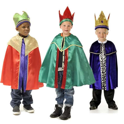 Children’s Kids Boys King Three Wise Men Cloak Fancy Dress Costume Nativity King Costume For Kids Boys, Nativity Costumes For Kids King, Diy King Costume Men, Wisemen Costume Diy, Nativity Kids Costumes, Wise Man Costume Diy Kids, Wise Men Costume Diy, Nativity Costumes Diy, 3 Wise Men Costume