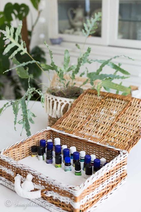 Antiviral essential oils