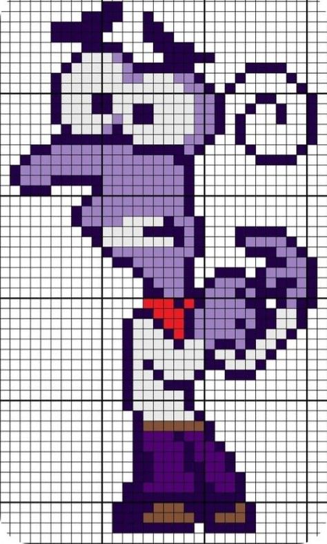 Pixel Art Inside Out, Hama Art, Graph Paper Drawings, Pixel Drawing, Tapestry Crochet Patterns, Cartoon Coloring Pages, Crochet Tapestry, Perler Bead Art, Perler Patterns