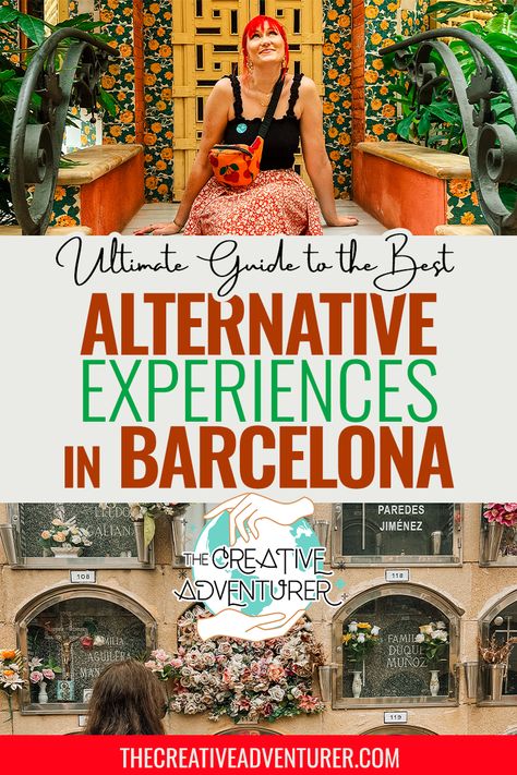 Discover the hidden gems of Barcelona with our Ultimate Guide to the Best Alternative Experiences in this vibrant city! From secret street art spots to offbeat local hangouts, this article will take you on a unique journey through Barcelona's unconventional side. Get ready to explore a whole new perspective of this stunning city. Unique Things To Do In Barcelona, Barcelona Hidden Gems, Travel Barcelona, Barcelona Spain Travel, Visit Barcelona, Spain Vacation, Barcelona Fashion, Travel Spain, College Stuff