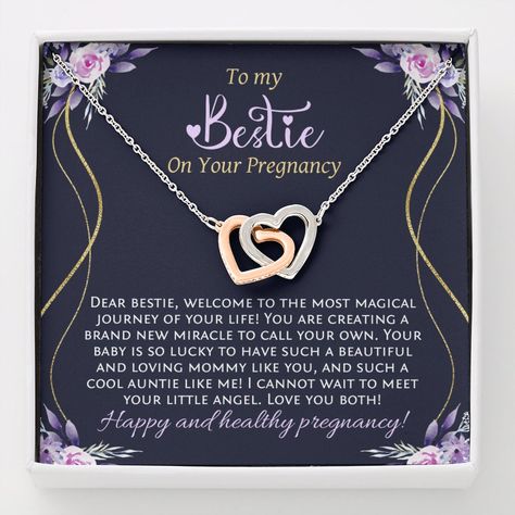 Gifts For Pregnant Friend, Pregnant Best Friends, Shower Funny, Newly Pregnant, Pregnancy Congratulations, Pregnant Friends, Pregnancy Quotes, Bestie Gifts, Pregnancy Gifts