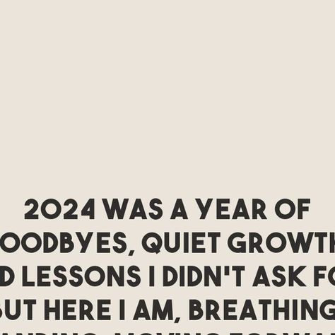 Motivation App on Instagram: "2024 was a year of quiet goodbyes, unexpected lessons, and growth you didn’t even notice happening. It tested you in ways you didn’t ask for, yet here you are—still moving forward. 💪✨

The weight of the past year didn’t break you; it built you. As the page turns to a new chapter, remember: every step, no matter how small, was progress. Trust the path ahead and know that everything you’ve endured has prepared you for the brilliance waiting in what’s next. 🌱🌟

#2024Reflections #GrowthJourney #MovingForward #LifeLessons #NewBeginnings #StayStrong #ThrivingNotSurviving" 2024 Was A Hard Year, This Will Be A Good Year, 2024 Goodbye Quotes, See You Next Year, Before This Year Ends Message, Last Week Of The Year Quotes, Bad Year Quotes, This Year Has Taught Me Quotes, Rough Year Quotes