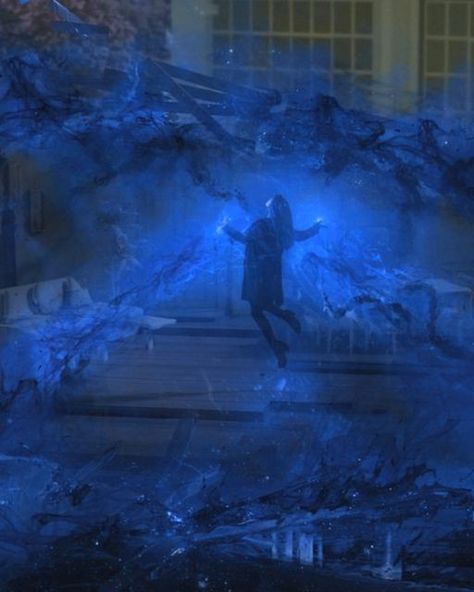 Power Blue Aesthetic, Blue Chaos Magic, Blue Powers Aesthetic, Blue Magic Aesthetic, Dark Powers Aesthetic, Celestial Powers, Blue Powers, Electric Aesthetic, Immortals After Dark