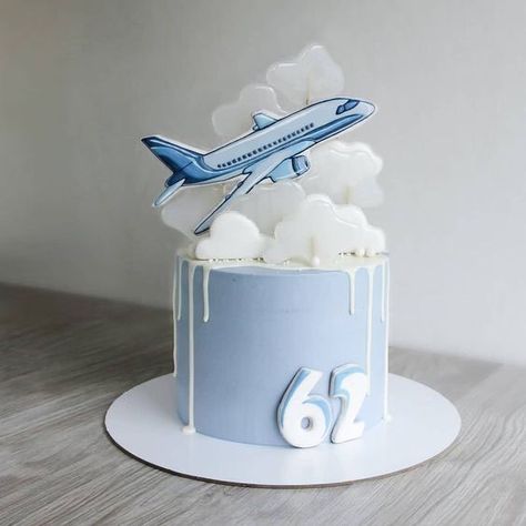 Planes Birthday Cake, Bon Voyage Cake, Easter Desserts Cake, Plane Cake, Airplane Birthday Cakes, Cake Designs For Boy, Airplane Cake, Birthday Cake For Husband, Travel Cake