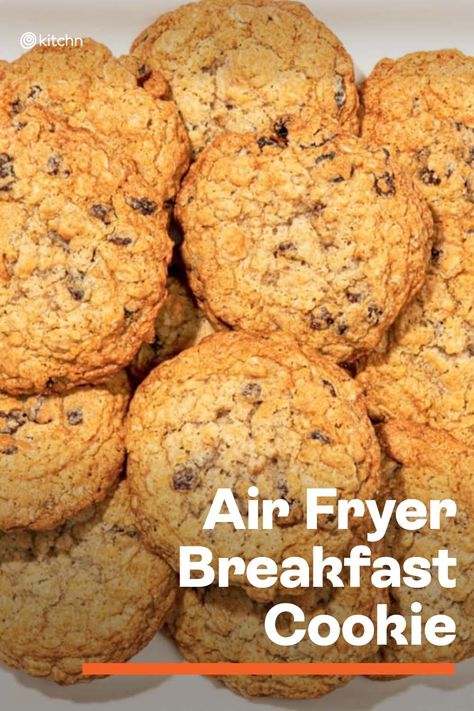 Nicole Addison Recipes, Protein Breakfast Cookies, Air Fryer Breakfast, Banana Oatmeal Pancakes, Breakfast Cookie, Breakfast Cookie Recipe, Breakfast Cookies Healthy, Single Serving Recipes, Breakfast Routine