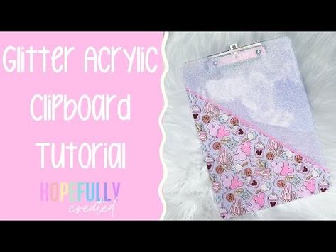 (48) Epoxy Glitter Acrylic Clipboard Tutorial with Adhesive Vinyl - YouTube Epoxy Clipboards Diy, Epoxy Clipboards, Resin Clipboard Ideas, Acrylic Clipboard, Diy Clipboard, Resin Craft Ideas, Glitter Acrylic, Epoxy Resin Crafts, Glitter Acrylics